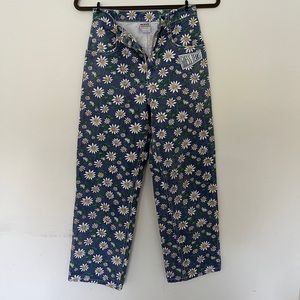 Vintage Daisy Print Guess Jeans